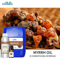 Huile Essentielle de Myrrhe Pure Naturelle en Gros, 100% Non Diluée, Qualité Supérieure, Parfum Frais, Marque KSMA, pour Diffuseur d'Aromathérapie