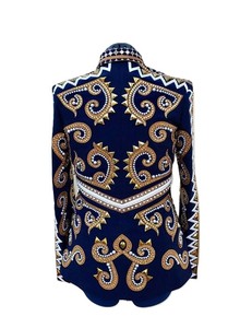 Veste équestre à fermeture à glissière élégante et élégante de qualité supérieure pour l'équitation occidentale - Product Image 5