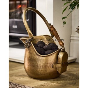 Seau à charbon en métal de qualité supérieure robuste avec poignée robuste pour un transport facile et une durabilité durable - Product Image 6