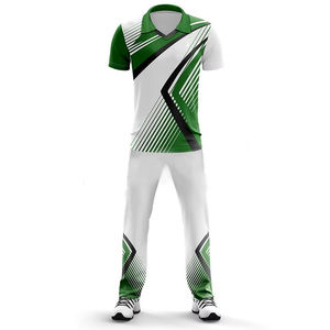 Vêtements de sport d'entraînement de cricket respirants sublimés personnalisés Nouveaux maillots uniformes de cricket personnalisés Ensemble de chemises Maillots OEM pour adultes - Product Image 6