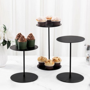 Wood and Resin Cake Stand Elegant <b>Decorative</b> Dessert Stand for Wedding <b>Birthday</b> Party and Modern Home Kitchen Use From India - Product Image 3