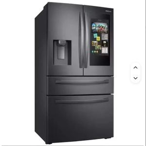 AUTHENTIQUE NEUF ORIGINAL Réfrigérateur à portes françaises 4 portes de 28 pieds cubes Électrique pour hôtels et extérieur avec écran tactile de 21,5 pouces - Product Image 1