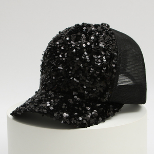 Casquette de Baseball réglable réfléchissante croix rouge pour femmes strass paillettes tissu éponge Hip Hop Bling respirant imperméable extérieur - Product Image 6