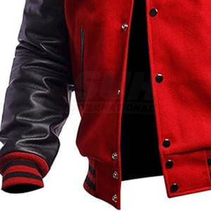 Chaqueta Letterman Personalizada para Hombre, Cuello Alto, 100% Algodón, Chaqueta de Invierno, Colores y Tallas Personalizables, Hecha en Pakistán - Product Image 5