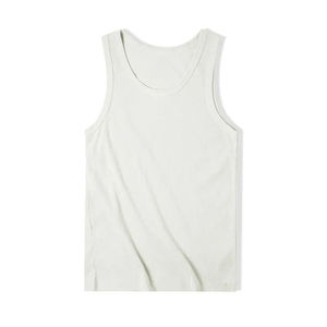 Custom Logo Muscle Fit Plain Gym Tank <b>Tops</b> <b>Loose</b> Sleeveless Workout 100% Cotton <b>Vest</b> Tank <b>Tops</b> for Men - Product Image 6