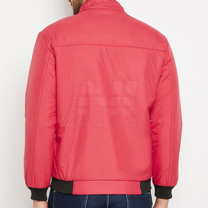 Solid Color Full Zipper Men Winter Bomber <b>Jacket</b> Premium Quality <b>Light</b> <b>Weight</b> Winter Bomber <b>Jacket</b> For Men - Product Image 3