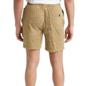 Quick Dry Breathable Acid Wash Casual <b>Mid</b> Shorts 100% Cotton Drawstring Closure Hot Selling Premium Quality Wholesale Price - Product Image 2