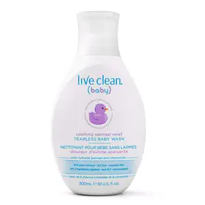 Tearless Shampoo & Wash, sanfte Feuchtigkeit Babys eife, 10 Unzen-Live Clean Baby