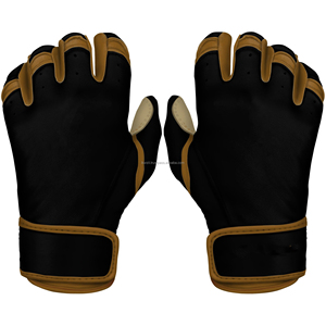Guantes de bateo de béisbol Lever con puño corto y agarre mejorado en la palma para control de golpeo potente LBBSC-0037 - Product Image 6