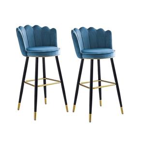 Comptoir nordique forgé moderne meubles de cuisine de luxe métal doré acier inoxydable haut cuir gris à bas prix disponible - Product Image 3