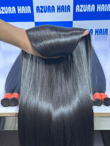 ผู้จำหน่ายผมแท้ที่ดีที่สุด ผมเวียดนามแท้แบบเป็นมัด 100% ผมต่อแบบธรรมชาติ สีและความยาวที่ปรับแต่งได้ 6-32 นิ้ว - Product Image 5