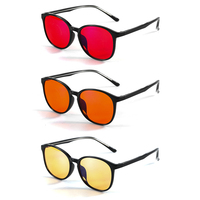 Gafas de Computadora con Marco Personalizado, Gafas de Diseño de Lujo para Hombre y Mujer, Gafas de Luz Roja, Naranja y Amarilla, Monturas de Gafas Modernas
