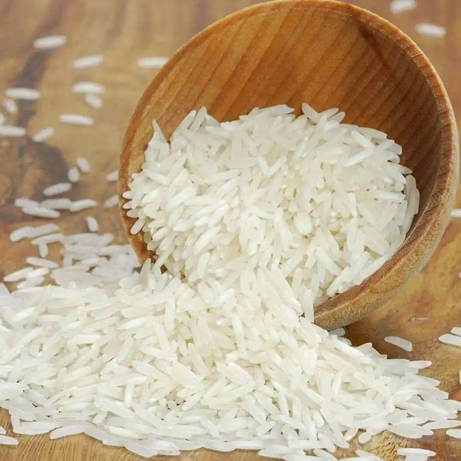 Yüksek kalite düşük fiyat Basmati beyaz uzun pirinç ucuz ama kaliteli uzun taneli yarı haşlanmış pirinç satın