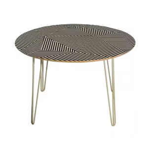 New Manufacturing Round <b>Dining</b> <b>Table</b> with Metal Stainless Steel High Quality Furniture for <b>Dining</b> Room Restaurant at Best Price - Product Image 1