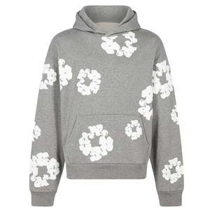 เสื้อฮู้ดดี้ลำลองผู้ชาย ผ้าฝ้าย 100% รับทำโลโก้ตามสั่ง ผลิตจากโรงงาน เนื้อผ้านุ่ม ระบายอากาศดี เสื้อสเวตเชิ้ต รับผลิตจำนวนมากสำหรับแบรนด์ทั่วโลก - Product Image 3