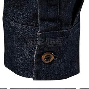 Camisa Vaquera Informal de Algodón 100% Duradera con Textura Suave, Tejido Transpirable y Ecológico, Atractivo Clásico - Product Image 5