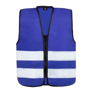 Gilet de sécurité haute visibilité Aalborg avec autocollants et lumières réfléchissants pour un merchandising efficace - Product Image 3