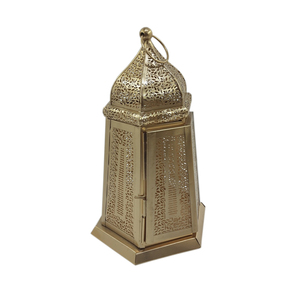 Nuevo FAROL DE Metal decorativo Color dorado para el hogar y la decoración de iluminación de Navidad farol colgante hecho a mano a granel - Product Image 2