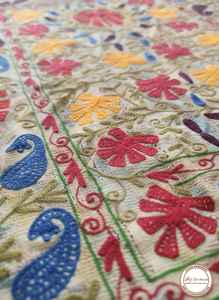 Colchas Kantha Vintage Bordadas Suzani 100% Algodón Hechas a Mano para Uso en el Hogar y Hoteles Precio al por Mayor - Product Image 5