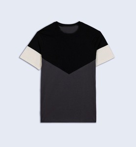 เสื้อยืดผู้ชายสีเขียวมะกอก ทรงปกติ แขนสั้น สวมใส่สบาย ระบายอากาศได้ดี ผ้าฝ้าย 100% คอกลม ผ้าเจอร์ซีย์ถัก สีพื้น ทรงโอเวอร์ไซส์ - Product Image 3