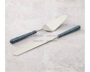 ด้ามจับเรซินสแตนเลสสำหรับตกแต่งโต๊ะเค้กและงานเลี้ยงวันเกิดเครื่องครัวเค้กมือสองดีไซน์ใหม่ล่าสุด - Product Image 6