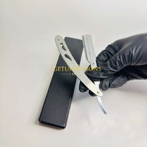 Single Blade Stainless Steel Men's Wet Shaving Professional Safety <b>Razor</b> Silver Color Spine Customizable Private Label Body Face - Product Image 6
