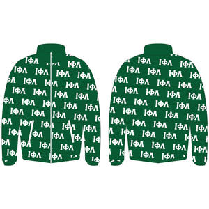 Iota Phi Lambda sororité et fraternité doudoune grande taille en gros personnalisé hommes vêtements sans capuche - Product Image 2