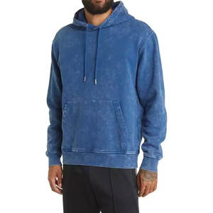 Quantité minimale de commande bas Offre Spéciale usine sur mesure hommes sweats à capuche OEM ODM Services Style de rue hommes sweats à capuche de haute qualité - Product Image 3
