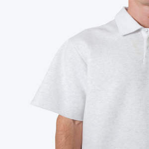 เสื้อเจอร์ซีย์แขนสั้นผ้าฝ้ายคุณภาพสูง 100% สำหรับผู้ชายไซส์ใหญ่ สไตล์ลำลอง พิมพ์ลายปักโลโก้ตามสั่ง ระบายอากาศได้ดี สีพื้น - Product Image 5