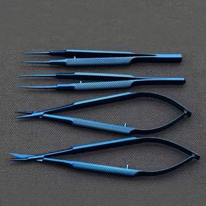 Ciseaux cornéens chirurgicaux ophtalmiques Micro Castroviojo pour les instruments de chirurgie oculaire par SurgiRight Instruments - Product Image 3