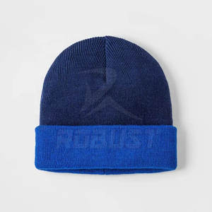 Gorro holgado cálido de invierno con logotipo personalizado, gorro 100% de lana ligero de alta calidad, tejido de punto, gorro de calavera con forro suave para hombre, imagen - Product Image 1