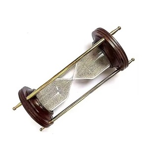 Modern Luxury <b>Decorative</b> Hour Glass With Stand Premium Quality Hour <b>Sand</b> Glass Luxurious Table Top Decor Hot Selling Hour Glass - Product Image 3