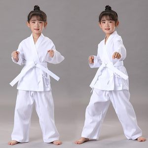 Uniforme de karaté pour enfants et adultes uniforme de karaté léger pour étudiants uniforme d'arts martiaux avec ceinture blanche BJJ GI - Product Image 3