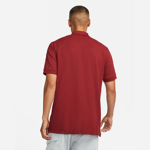 Camisetas personalizadas de tela de algodón 100%, polos para hombre, polos bordados de secado rápido, camisas de punto portátiles sólidas - Product Image 2