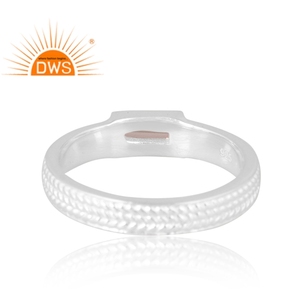 Anillo de plata de ley con diseño moderno y asombroso, con piedra preciosa natural de circonita cúbica, joyería personalizada para mujer, regalo para ella. - Product Image 2