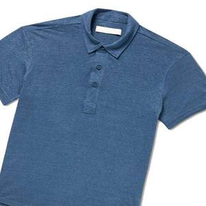 T-shirts de golf à manches courtes pour hommes de haute qualité respirant été Polyester coton grande taille tissu Polo bouton chemises pour hommes - Product Image 2
