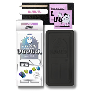 Autocollants pour ongles en gel semi-durcis certifiés UV, qualité salon 100% réelle, pour pédicure, vente en gros, végétaliens et sans cruauté, style coréen - Product Image 3