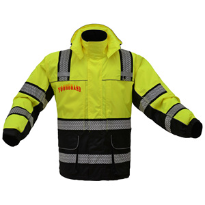 เสื้อแจ็คเก็ตนิรภัยแบบ Hi-vis ดีไซน์ล่าสุด สวมใส่สบาย เหมาะสำหรับทำงาน ราคาถูก ไม่ยับ แห้งเร็ว ทนทาน - Product Image 1