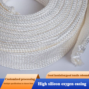 GSF High Temperature Resistance Silica Braided Cable Sleeves Corrosion Resistant Thermal Stability Resistant Casing - Product Image 6