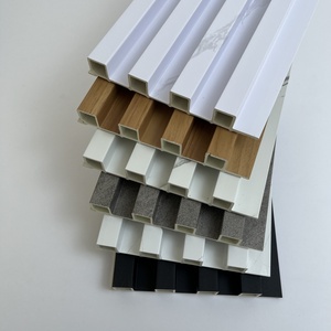 New WPC PVC rãnh <span class=keywords><strong>Panel</strong></span> tường đôi vít máy trong nhà Ốp dây chuyền sản xuất cho WPC tấm Tường & bảng - Product Image 6