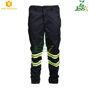 Pantalones de Trabajo Unisex de Alta Visibilidad, Transpirables, con Cinta Reflectante, Cierre en la Pierna, Personalizables, Duraderos, Cómodos, OEM, Serigrafía - Product Image 2