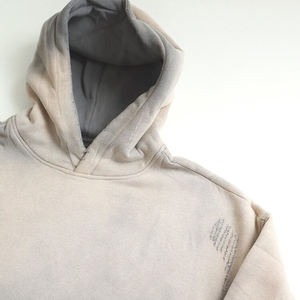 เสื้อฮู้ดซักกรดแบบสวมหัวมีซิปมีฮู้ดสำหรับผู้ชายผ้าคอตตอน500 GSM ทรงบ็อกซี่ฟิตและตัดเย็บแบบกำหนดเองได้ - Product Image 3