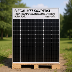 Panel Solar Bifacial HJT de 420W-440W, Policristalino/Monocristalino, en Paquete - Product Image 3