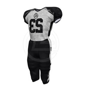 Votre propre uniforme de football américain personnalisable - Respirant, 100% polyester, service OEM, couleur et logo personnalisés, unisexe, adulte - Product Image 2
