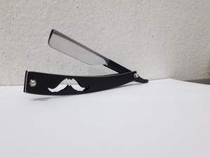 Maquinilla de afeitar profesional para peluquero, cuchillo plegable de borde recto - Product Image 6