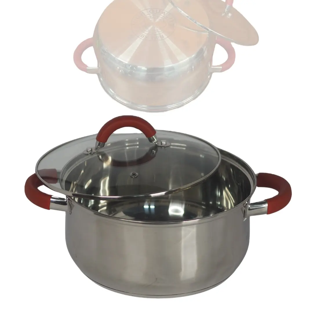 Запеканка 22X11 см с крышкой, быстрое распределение тепла, современная металлическая экологически безопасная кухонная посуда с крышкой для кастрюли