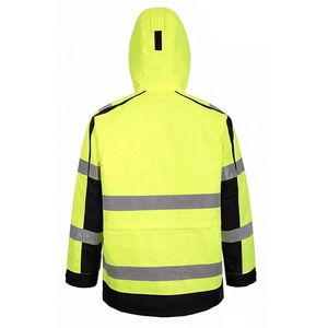 Workwear High Visibility Safety <b>Jacket</b> Custom Logo Work Wear Windproof Lightweight Safety <b>Jacket</b> for Adults - Product Image 4