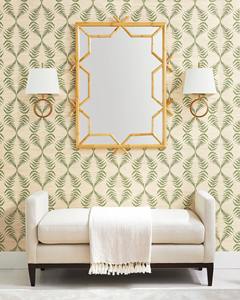 Miroir mural en rotin artisanal, cadre en osier rectangulaire, miroir décoratif d'intérieur bohème naturel, provenant d'un fournisseur vietnamien - Product Image 3