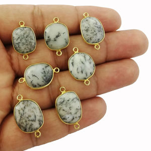 Colgante de piedras preciosas de ópalo de dendrita Natural de forma desigual de Plata de Ley 925 de 12x15MM, joyería de piedras preciosas, colgante de ópalo de gran tamaño - Product Image 1