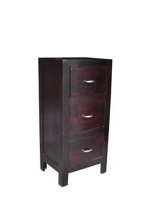 Organisateur de tiroir de rangement en bois moderne et durable Cabinet polyvalent fait à la main pour les jouets de salon et les petits accessoires 3 tiroirs - Product Image 6